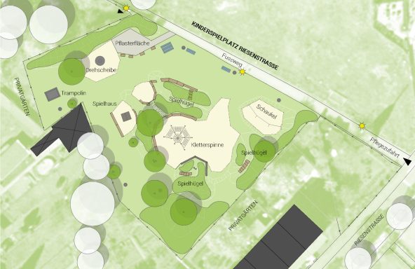 Brebacher Kletterwald_Lageplan Bestand